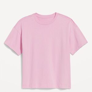 NWT Old Navy Vintage Tee, Crew, PXL, Pink Rose Quartz, Vented Sides, 100% Cotton